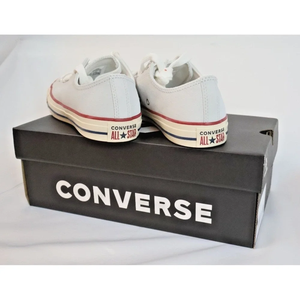 Converse All Star Sneakers Men 7.5 Women 9.5 Barely Grey Chuck Taylor NIB - Picture 4 of 5